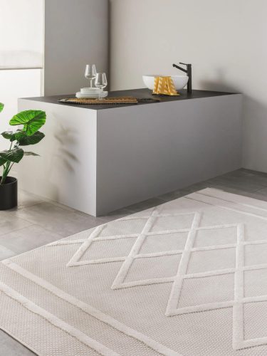 In- & Outdoor Rug Bonte Cream 240x340 cm