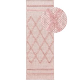 In- & Outdoor Rug Bonte Rose 75x220 cm