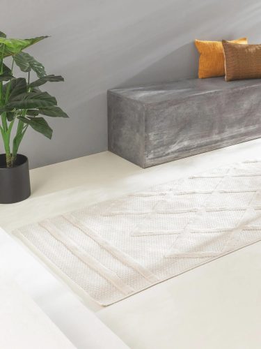In- & Outdoor Rug Bonte Cream 75x220 cm