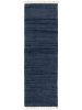 Rug made from recycled material Tom Dark Blue 80x300 cm