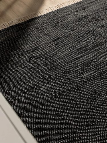 Rug made from recycled material Tom Black 120x170 cm