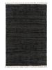 Rug made from recycled material Tom Black 60x100 cm