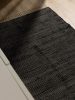 Rug made from recycled material Tom Black 70x200 cm