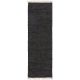 Rug made from recycled material Tom Black 80x250 cm