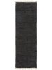 Rug made from recycled material Tom Black 80x300 cm