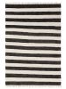 Rug made from recycled material Tom Black/White 60x100 cm