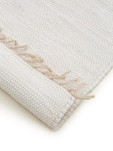 Rug made from recycled material Tom Cream 80x300 cm