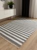 Rug made from recycled material Tom Grey/White 70x120 cm