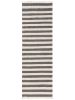 Rug made from recycled material Tom Grey/White 80x300 cm