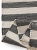 Rug made from recycled material Tom Grey/White 80x300 cm