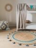 Kids rug Lovis Turquoise 115 cm round