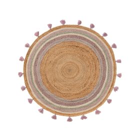 Kids rug Lovis Purple 115 cm round