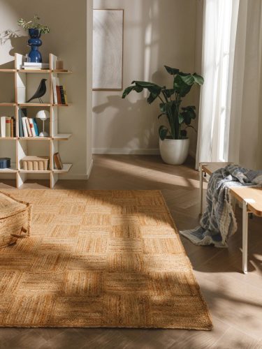 Jute Rug Jutta Light Brown 60x100 cm