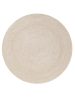 Jute Rug Jutta Ivory ø 160 cm round