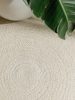 Jute Rug Jutta Ivory ø 160 cm round