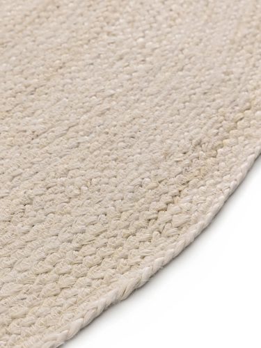 Jute Rug Jutta Ivory ø 80 cm round
