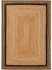 Jute Rug Jutta Black 200x300 cm