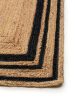 Jute Rug Jutta Black 80x250 cm