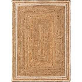 Jute Rug Jutta White 60x100 cm