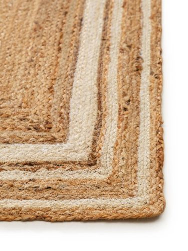 Jute Rug Jutta White 60x100 cm