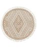 Round Rug Elias Beige ø 150 cm round