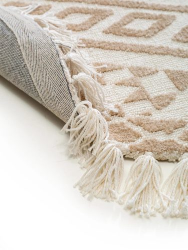 Round Rug Elias Beige ø 150 cm round