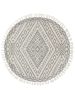 Round Rug Elias Grey ø 150 cm round