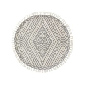 Round Rug Elias Grey ø 150 cm round