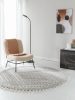 Round Rug Elias Grey ø 150 cm round