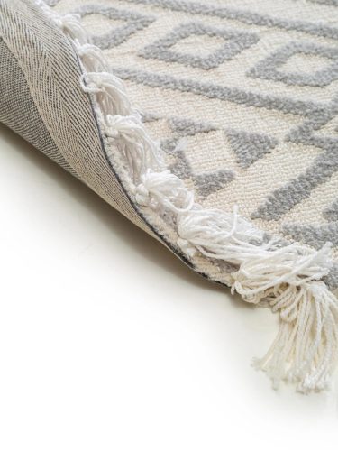 Round Rug Elias Grey ø 150 cm round