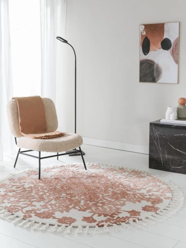 Round Rug Elias Terracotta ø 150 cm round