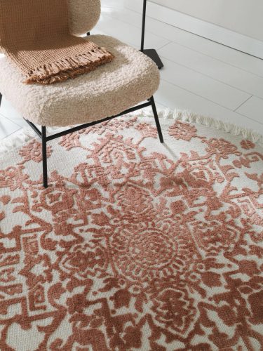 Round Rug Elias Terracotta ø 150 cm round