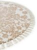 Round Rug Elias Beige ø 150 cm round