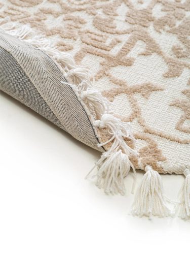 Round Rug Elias Beige ø 150 cm round