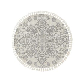 Round Rug Elias Grey ø 150 cm round