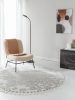 Round Rug Elias Grey ø 150 cm round