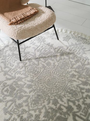 Round Rug Elias Grey ø 150 cm round