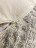 Pouf Elias Grey 55x55x30 cm