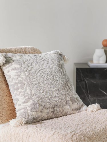Cushion Cover Elias Grey 45x45 cm