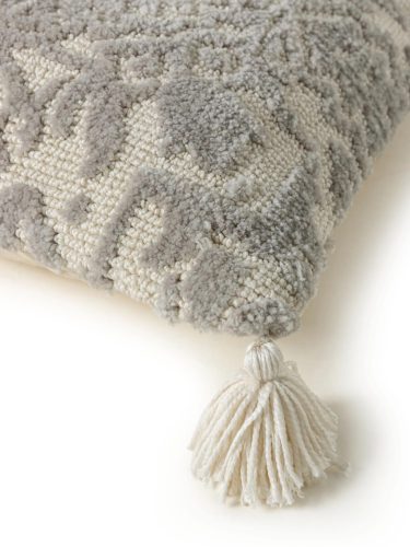Cushion Cover Elias Grey 45x45 cm