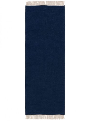 Gyapjúszőnyeg Liv Dark Blue 70x200 cm