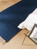 Gyapjúszőnyeg Liv Dark Blue 80x250 cm