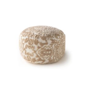Pouf Elias Beige 55x55x30 cm