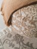 Pouf Elias Beige 55x55x30 cm