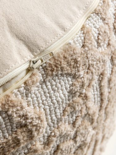 Pouf Elias Beige 55x55x30 cm