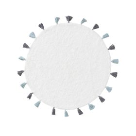 Washable Kid's Rug Malu Blue ø 120 cm round