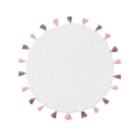 Washable Kid's Rug Malu Rose ø 120 cm round
