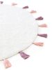Washable Kid's Rug Malu Rose ø 80 cm round
