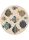Gyerekszőnyeg Fabius Multicolour o 120 cm kör alakú