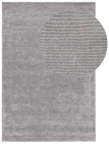 Viszkóz szőnyeg Chiara Light Grey 250x350 cm